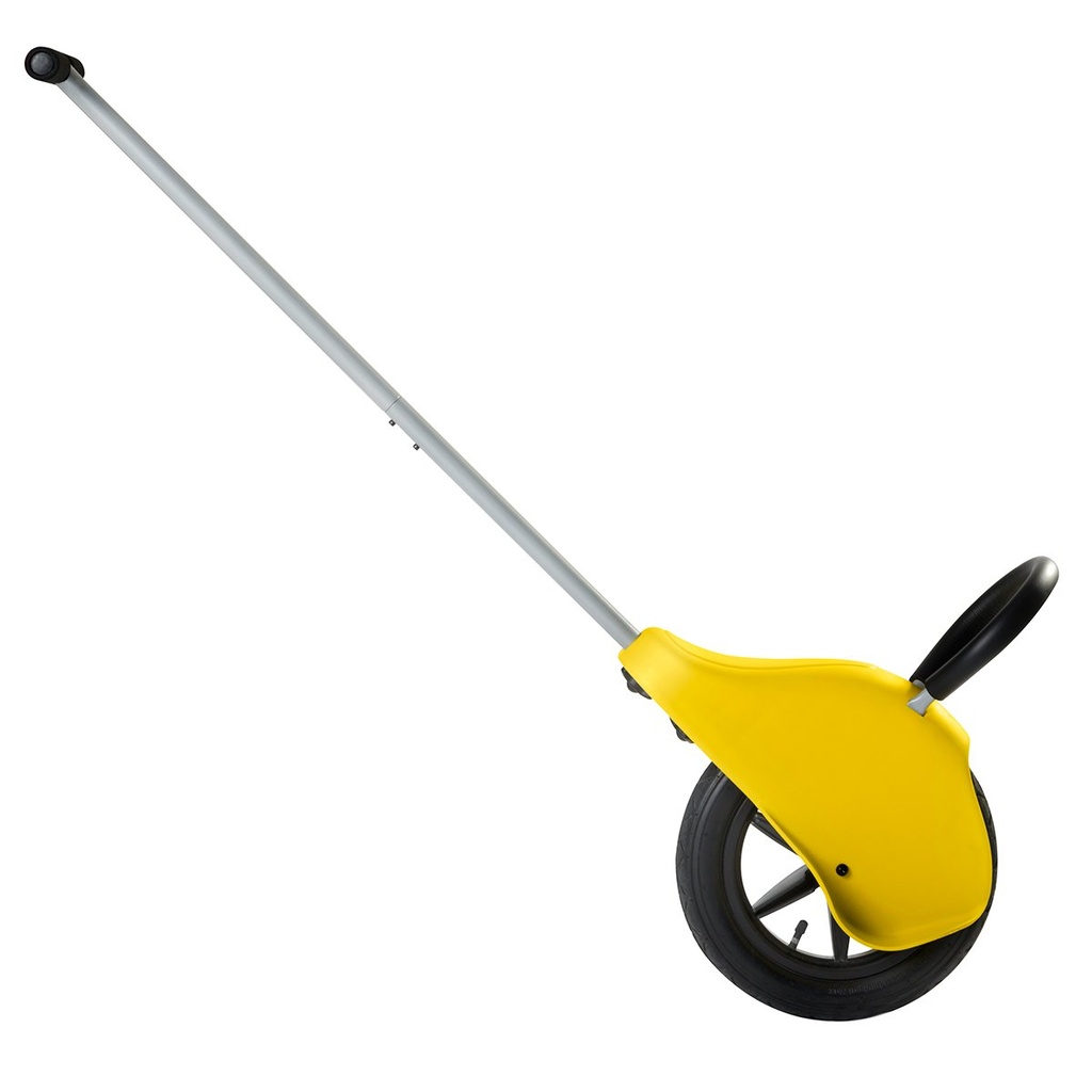 Mountain Buggy unirider side view in yellow_yellow