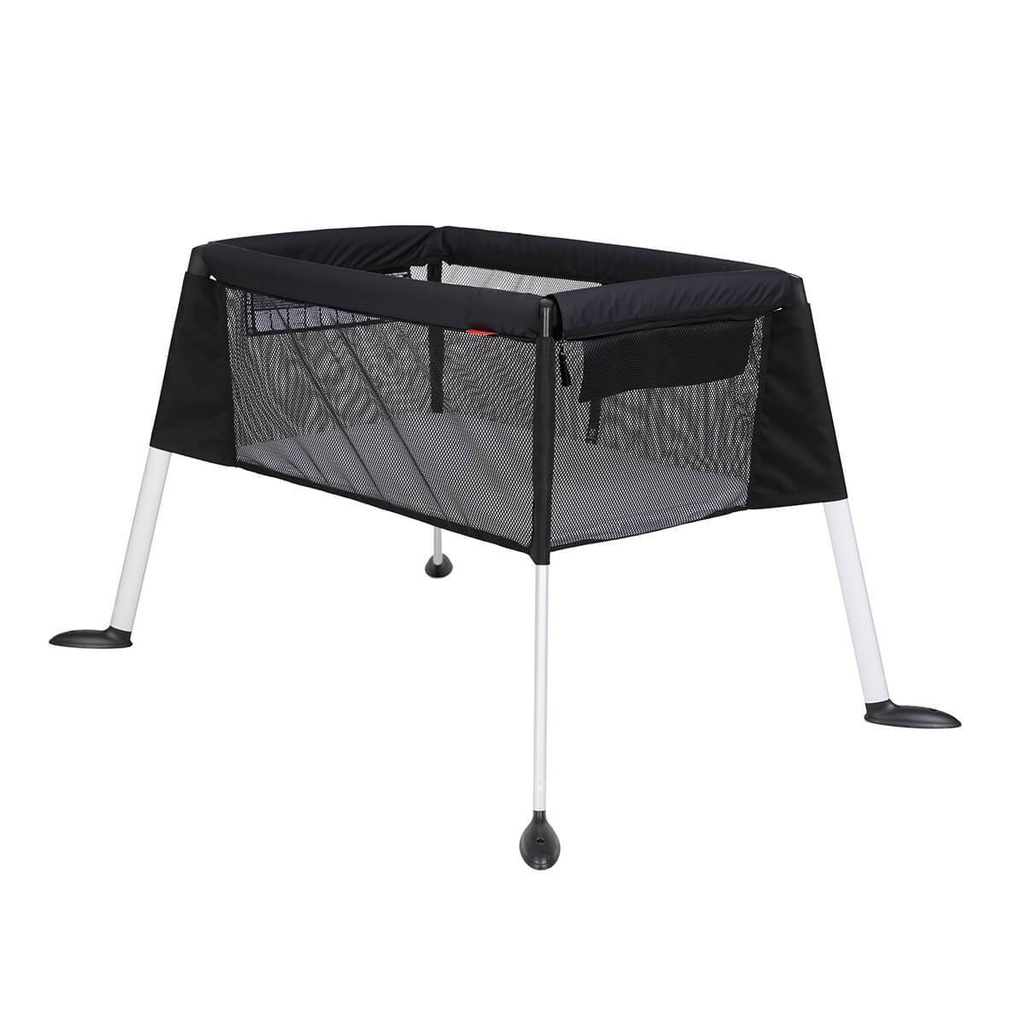 phil&teds traveller portable travel baby cot bassinet 3qtr view